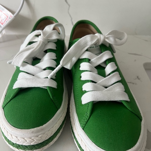 Worn once Kate Spade sneakers! Perfect condition and so fun for spring! - Picture 3 of 8